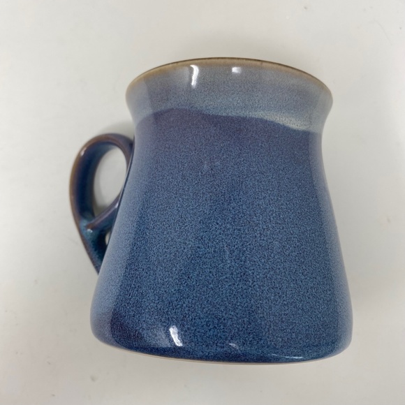 La Rochelle Coffee Mug Hipster Cat Blue Hand Crafted Handmade Large Size - Picture 4 of 5